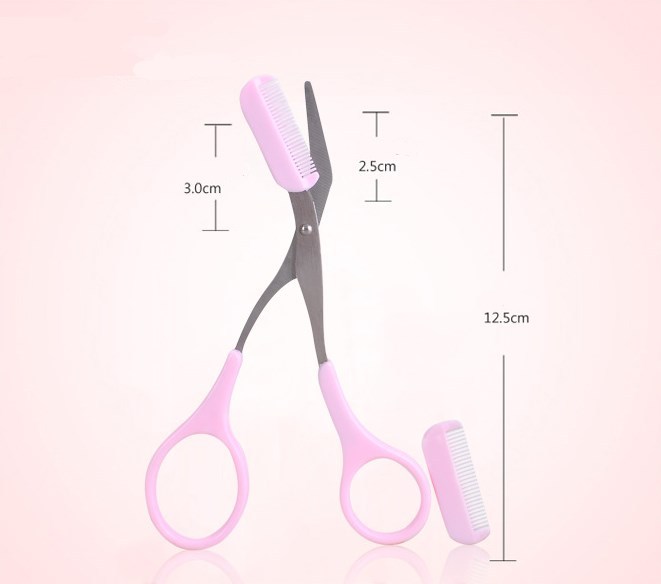 Beauty tools eyebrow scissors with eyebrow comb Beauty tools eyebrow scissors with eyebrow comb